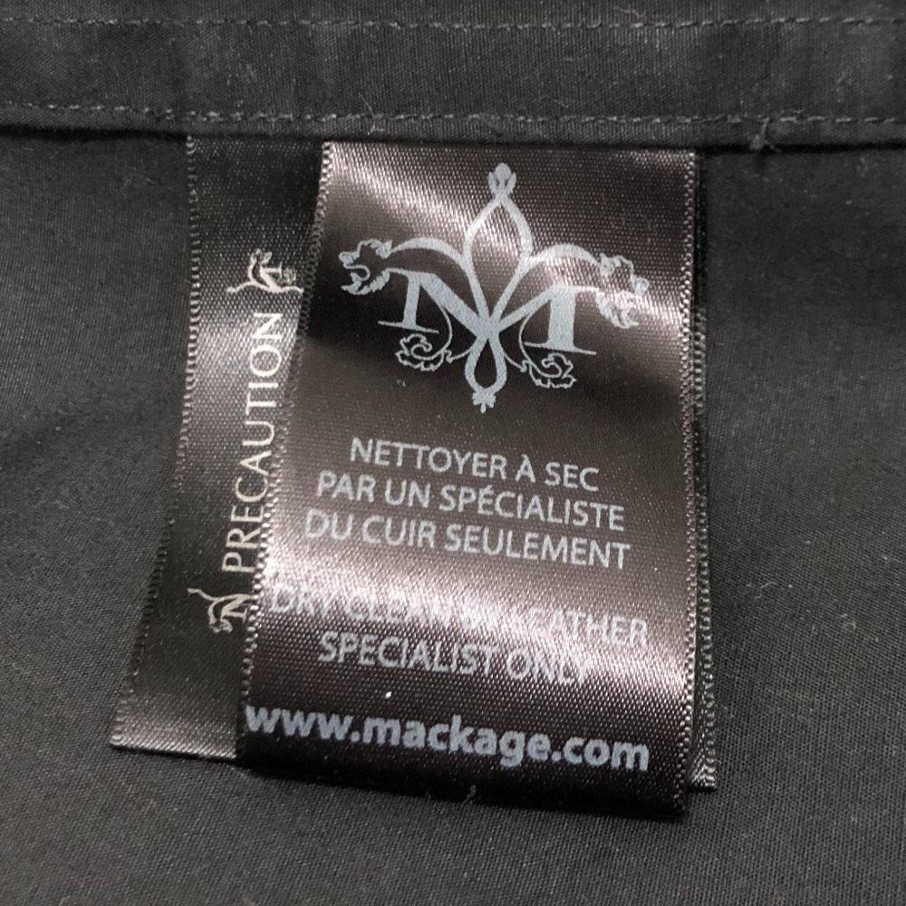 Mackage Hooded Jacket with Leather Accent Pockets - Size S - Picture 7 of 9